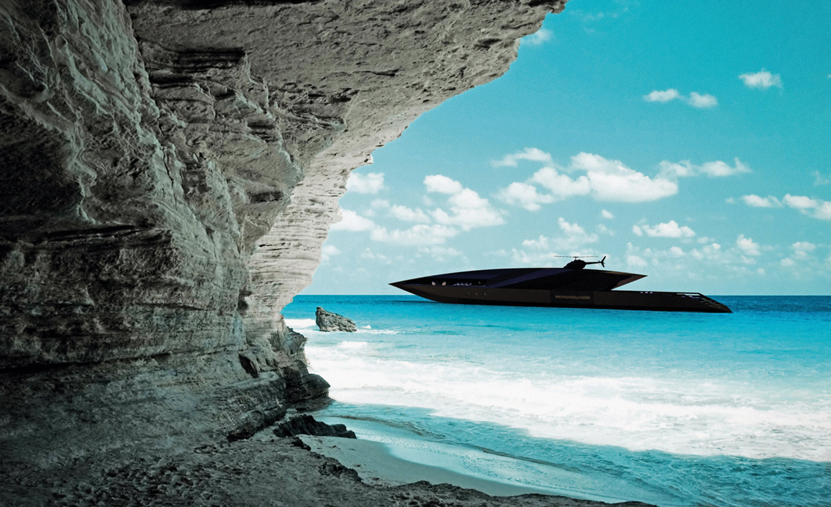 Superb Black Swan 10.2 Metre Long Concept Yacht By Designer Timur Bozca ...