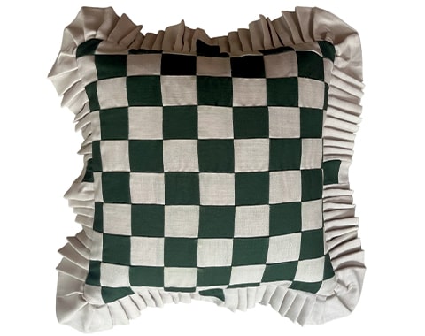 Colours of Arley
Colours of Arley x In Casa by Paboy Collaboration Spruce & Cream Soda Cushion
£195 / €237 / $249
www.coloursofarley.com